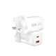 Charger Mobile WIWU Nano USB+PD 65W Wi-U012 White